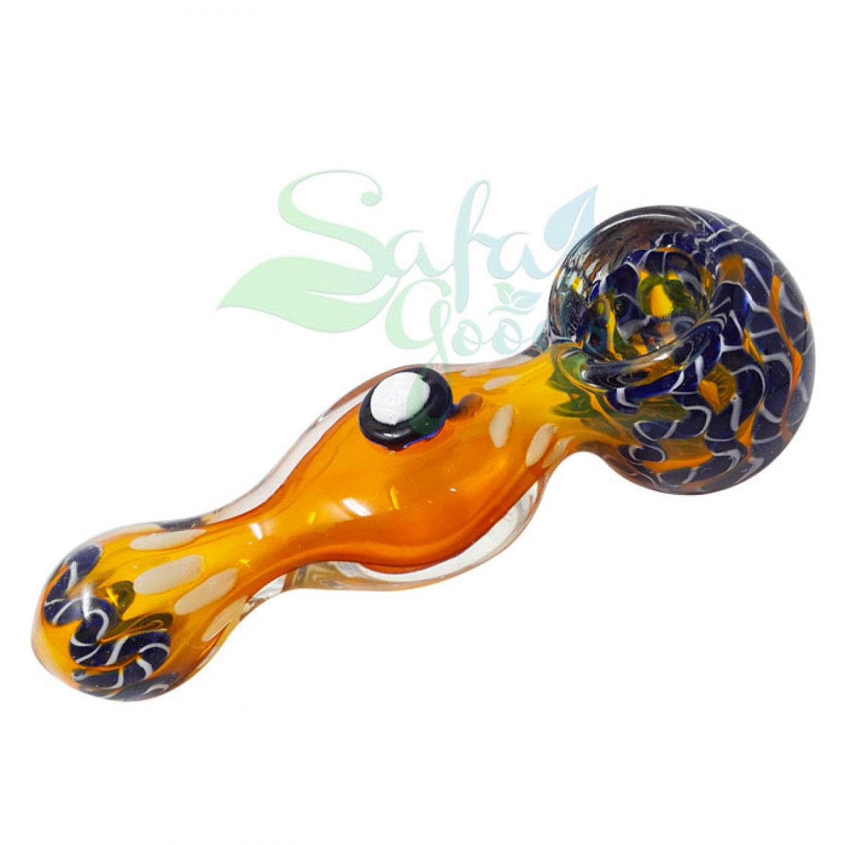 4 Inch Hand Pipe with Fume and Cane